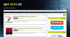 Desktop Screenshot of getintopc.com